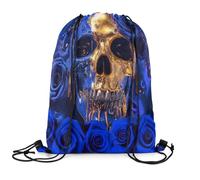 Drawstring Bags Romantic Drawstring Backpack Multicolor Swimming Bag Storage Gym Sack For Travel School Shopping 36X42CM