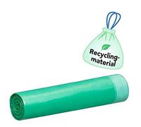 Drawstring Bin Bags 60 Litres Green Pack of 100