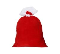 Drawstring Christmas Bags, Drawstring Wrapping Bags, Toy Storage Bags Sack for Parties These Santa Claus bags have well-planned interiors that match a variety of holiday candies and decorations