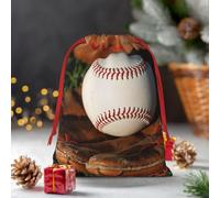 Drawstring Christmas Gift Bags, Large Medium Small Xmas Wrapping Bag Reusable Holiday Gift Bags 3d Soccer Wrapping Merry Pouch For Birthday, Goodies, Xmas Holiday Party Favor Decoration Supplies
