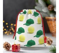 Drawstring Christmas Gift Bags, Large Medium Small Xmas Wrapping Bag Reusable Holiday Gift Bags Tennis Wrapping Merry Pouch For Birthday, Goodies, Xmas Holiday Party Favor Decoration Supplies