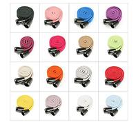 Drawstring Cord Hoodie String Flat Cotton Tape Ribbon Rope,10 & 15mm Wide with Gunmetalmetal Toggles End Stopers,1.5mt+2 Toggles or 3mts+ 4Toggles.26 Colors, Orange, 15mmCord-1.5m + 2 Tog
