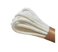 Drawstring Cord Pure Cotton Braided Rope For 4mm Cords 5.5Yards Zero Waste Bulky Packing(Color2)