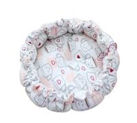 Drawstring Creative Soft Warm Nest Dual-Use Adjustable Pet Bed Nest Bed Pet Cushion For Cats Puppies Pet Supplies(Coffe,70cm)