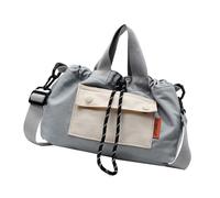 Drawstring Crossbody Bag For Women Canvas Shoulder Bag Trendy Handbag Korean Styles Messengers Bucket Drawstring Crossbody For Women Canvas Bucket Simple Shoulder