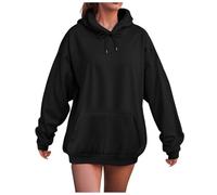 Drawstring Hoodies For Women Uk Plus Size Oversized Pullover Casual Hooded Top Adult Unisex Hooded Long Sleeve Sweatshirt Autumn Winter Hoodie With Pockets