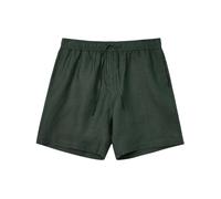 Drawstring linen shorts The Resort Co Vert 2XL
