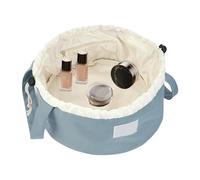 Drawstring Makeup Bag - Cosmetic Case 29 x 29 x 16 cm, 0.1 kg Lightweight Folding Travel Case, Quick Access Pocket Keepers | Appointment Organizer, Travel D', Sapphire, Please refer to the description