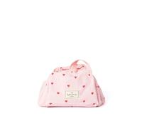 Drawstring Makeup Bag in Sweet Pink Hearts Parachute The Flat Lay Co Multi One Size