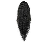 Drawstring Ponytail Extension for Women, 36 Inch Long Black Wavy Synthetic Hair, High Temperature Fiber, Realistic Looking Hairpiece, Quick Styling Solution