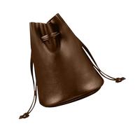 Drawstring Pouches - Coin Pouch for Women,Small Gift Bag,Clear Candy Bags,Black Drawstring Bags,PU Leather Bags for Men Women Dice Stones Camera Lenses