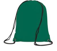 Drawstring School PE Bag Childrens Gym Sack Backpack Tote - 16 Colours (Bottle Green)