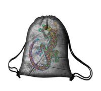 A4 Drawstring Shoe Bag Waterproof Adjustable Strap Length Backpack Schoolbag Kid