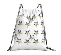 Drawstring Stars Eastern Stars Print Backpack Sport Storage Bag For Gym Travel Yoga Beach Backpack For Men Women