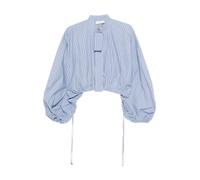 Drawstring Stripe Blouse - female - Zimmermann - Blouses - Blue - M - Blouses & Shirts M