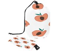 Drawstring Toiletry Bag,Apples White Seamless Barrel Shaped Wash Bag Cosmetic Bags, Travel Makeup Organiser Pouch + Small Bag