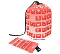 Drawstring Toiletry Bag, Japanese Letters Hiragana Alphabet Barrel Shaped Wash Bag Cosmetic Bags, Travel Makeup Organiser Pouch + Small Bag