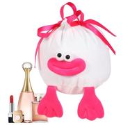 Drawstring Velvet Pouch | Cute Sausage Mouth Velvet Goodie Bags,Drawstring Candy Bags, Portable Multifunctional Party Favors for Goodie Snacks Sweets