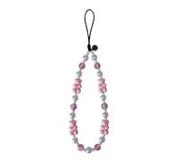 Drawwind Phone Charm Strap Cute Wrist Straps Cell Phone Charm String Y2K Aesthetic Lanyard Wristlet Chain for Case Camera Keys AirPods Bags Keychains (Pink Bear)