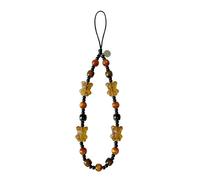 Drawwind Phone Charm Strap Cute Wrist Straps Cell Phone Charm String Y2K Aesthetic Lanyard Wristlet Chain for Case Camera AirPods Bags Keychains (Teddy Bear)