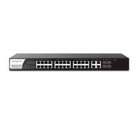 Draytek VSP1282-K 56 Gbit/s Rack Mountable Managed 24 x Gigabit Ethernet RJ45+4 x SFP Ports Network Switch