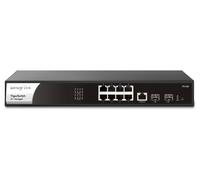 DrayTek P2100 Managed L2+/L3 Gigabit Ethernet (10/100/1000) Power over Ethernet (PoE) 1U Black Silver