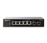 DrayTek PQ1070x Managed L2 2.5G Ethernet (100/1000/2500) Power over Ethernet (PoE) Black