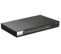 DrayTek Vigor 3912S Enterprise Router - Multi WAN VPN Firewall, 10G SFP+ & 2.5GbE Ports, Quad-Core CPU, 500 VPN Tunnels, 256GB SSD, Load Balancing, Failover, Docker Support