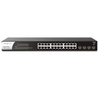 DrayTek Network Switch VSP1281X-K - Managed L2, Gigabit Ethernet (10/100/1000), PoE, 1U Black