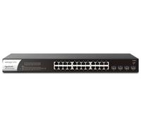 DrayTek Network Switch VSP1281X-K - Managed L2, Gigabit Ethernet (10/100/1000), PoE, 1U Black
