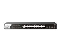 Draytek VSP1282-K 56 Gbit/s Rack Mountable Managed 24 x Gigabit Ethernet RJ45+4 x SFP Ports Network Switch