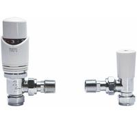 Drayton 0707260 TRV4 WHITE Thermostatic Radiator Matching lockshield Valve, 15mm