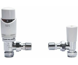 Drayton 0707260 TRV4 WHITE Thermostatic Radiator Matching lockshield Valve, 15mm