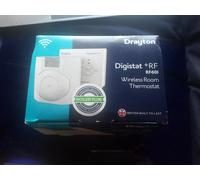 Drayton Digistat +RF RF601 wireless room thermostat Boiler Plus 24 HOUR DEL