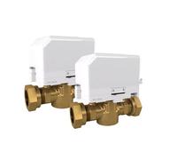 Drayton P27100 22mm Motorised 2 Port Zone Valve and Snap-On Actuator, 5 Wire SPST Switch, Pack of 2