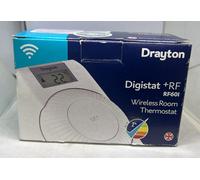 Drayton Digistat + Rf Room Rf601Bq Thermostat, White