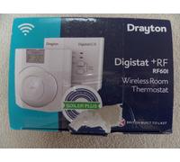 Drayton Digistat + Rf Room Rf601Bq Thermostat, White