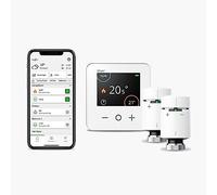 Drayton Wiser Multi-Zone Smart Thermostat and 2 Smart Radiator Thermostat Kit - Conventional Boilers Only - Heating and Hot Water Control