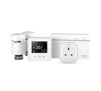 Drayton Wiser Smart Thermostat Heating Kit with 2 x TRV + Smart Plug - Complete Heating Control from Anywhere (DIY Install)