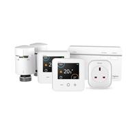 Drayton Wiser Smart Thermostat Kit 3 with 2 TRVs & Smart Plug - Complete Heating & Hot Water Control - Compatible with Boilers