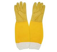 DRBAPQLXD 1Pair Beekeeping Gloves Protective Sleeves Breathable Anti Bee/Sting Sheepskin Long Gloves For Beekeeper Beekeeping Tools