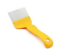 DRBAPQLXD Beehive Honey Fork Comb, Unfasten Fork to Cut Honey Fork, 1 Beekeeping Tool(Yellow)