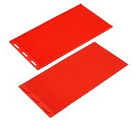 DRBAPQLXD Beekeeping Silicone Beeswax Honeycomb Mold Flexible Wax For Machine Foundation Sheets Press Embosser Wax For Bees Beekeeper 2Pcs(Random color)