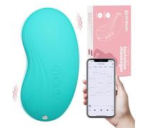DrBash 2-in-1 Lactation Massager - Soft Breast Massager for Breastfeeding, Heat + Vibration for Milk Flow, Engorgement & Clogged Duct Relief - Apps Controlled (Teal)