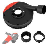 DRBIT Angle Grinder Dust Shroud Professional Surface Grinding Dust Shroud Durable Model 100/125 Grinding Dust Cover Premium Angle Grinder Attachment for Angle Grinder(125,Black)