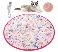 DRBIT Simulated Cat Hunting Toy with Cat Ball Fun Interactive Cat Toy Rechargeable Hunting Cat Ball Toy Indoor Simulation Hunting Toys for Cats Boredom and Activating Natural Hunting Instincts