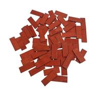 drburpily 112 Scale Miniature Flooring And Dollhouse Accessories 100 Pieces Floor Boards Sized For Any Dollhouse Rooms 112 Floor Boards Miniature Flooring , Color A , 4x1.5cm