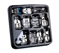 drburpily 11PCS Sewing Feet Set Includes Durable Metal Accessories for Reduced Frustration in Various Sewing Projects At Home Multifunction Electric Machine Accessories