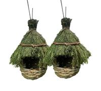 drburpily 2 pieces, bird birdhouse decorations, garden birdhouse, sturdy not bad for a time, shape, suitable for forest home