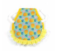 drburpily 2 Pieces, Harness Designed Hens, This Features Straps. Fabric Is Soft And Durable, Making It Chickens, And Small, pineapple